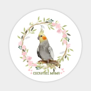 Cute Cockatiel - Cockatiel Mama Magnet